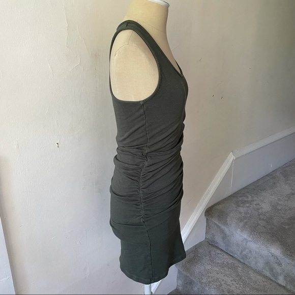 MONROW Evergreen Supersoft Tank Shirred Dress - Picture 9 of 11